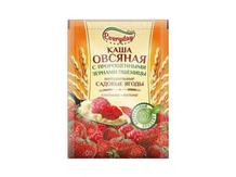 Каша овсяная ТМ "Everyday" с пророщенными зернами пшеницы натуральные садовые ягоды клубника и малина