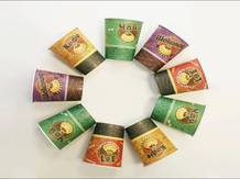 стаканы из картона с наполнителями (горячий шоколад,чай, кофе,  3-в-1).